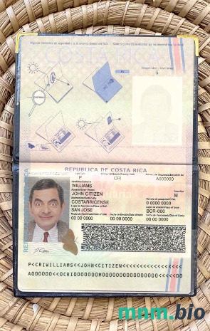 Kostaryka zdjęcie do paszportu pliki PSD, skan i fotografowany obraz